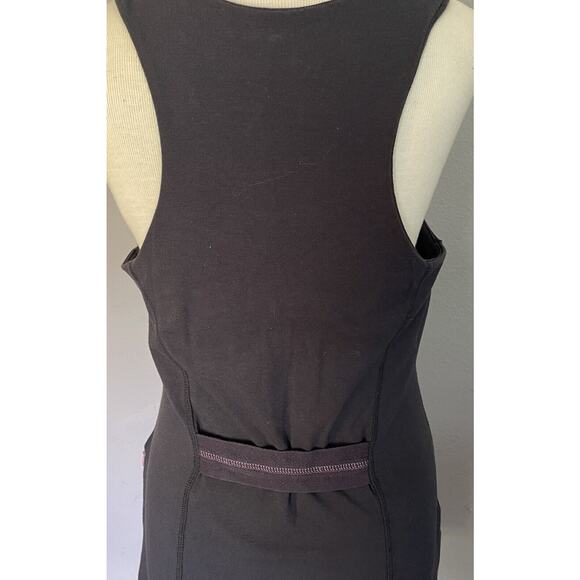 Title Nine Sundress Sz S Shelf Bra Black Racerback Tennis Pickleball Athletic - Picture 5 of 14